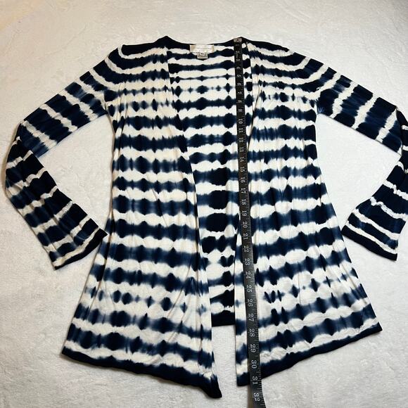 Corey Lynn Calter Tie Dye Open Front Kimono Size XS High Low Hem Made in USA - Picture 6 of 10